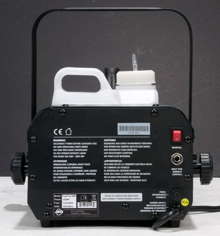 AMERICAN DJ FOG FURY 2000 -  1100W FOG MACHINE