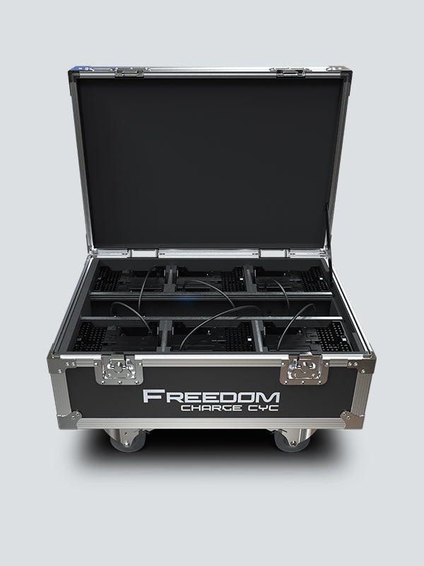 CHAUVET FREEDOM-CHARGE-CYC Road case with charger - Chauvet DJ FREEDOM CHARGE CYC Charging Road Case