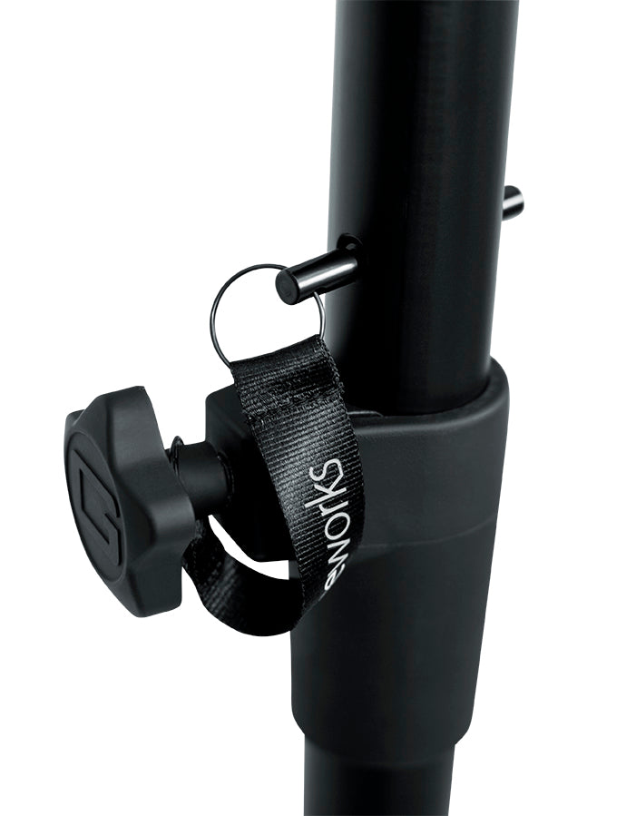 GATOR GFW-AV-LCD-1 Standard height adjustable tripod LCD/LED stand with 125lb capacity. Made of heavy duty steel with VESA mount bracket and easy release for one person operation.