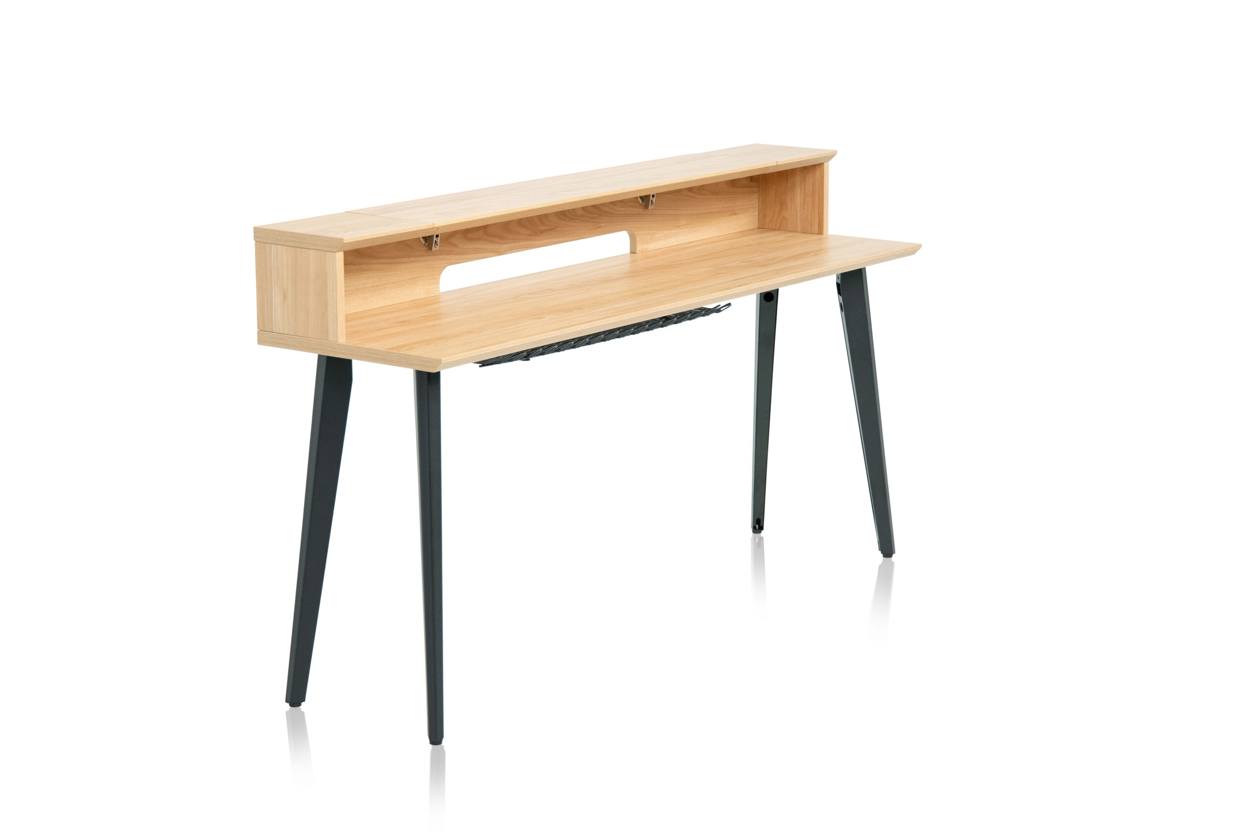 GATOR GFW-ELITEKEYTBL61-MPL Elite Furniture Series 61-Note Keyboard Table in Natural Maple Matte Finish
