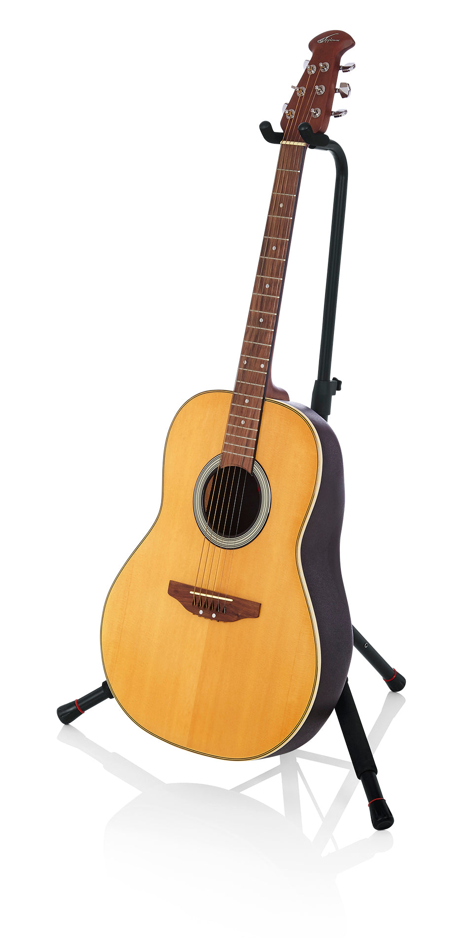 GATOR GFW-GTR-1200 Hanging Style heavy duty steel tubing Single Guitar Stand with Fixed Yoke and Finish Friendly Rubber Padding.