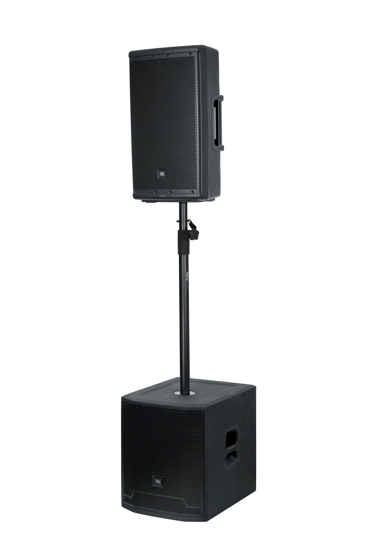 GATOR GFW-SPK-SP sub pole, fits 1 3/8" & threaded M20 mounts - Standard Sub Pole with 20mm adapter