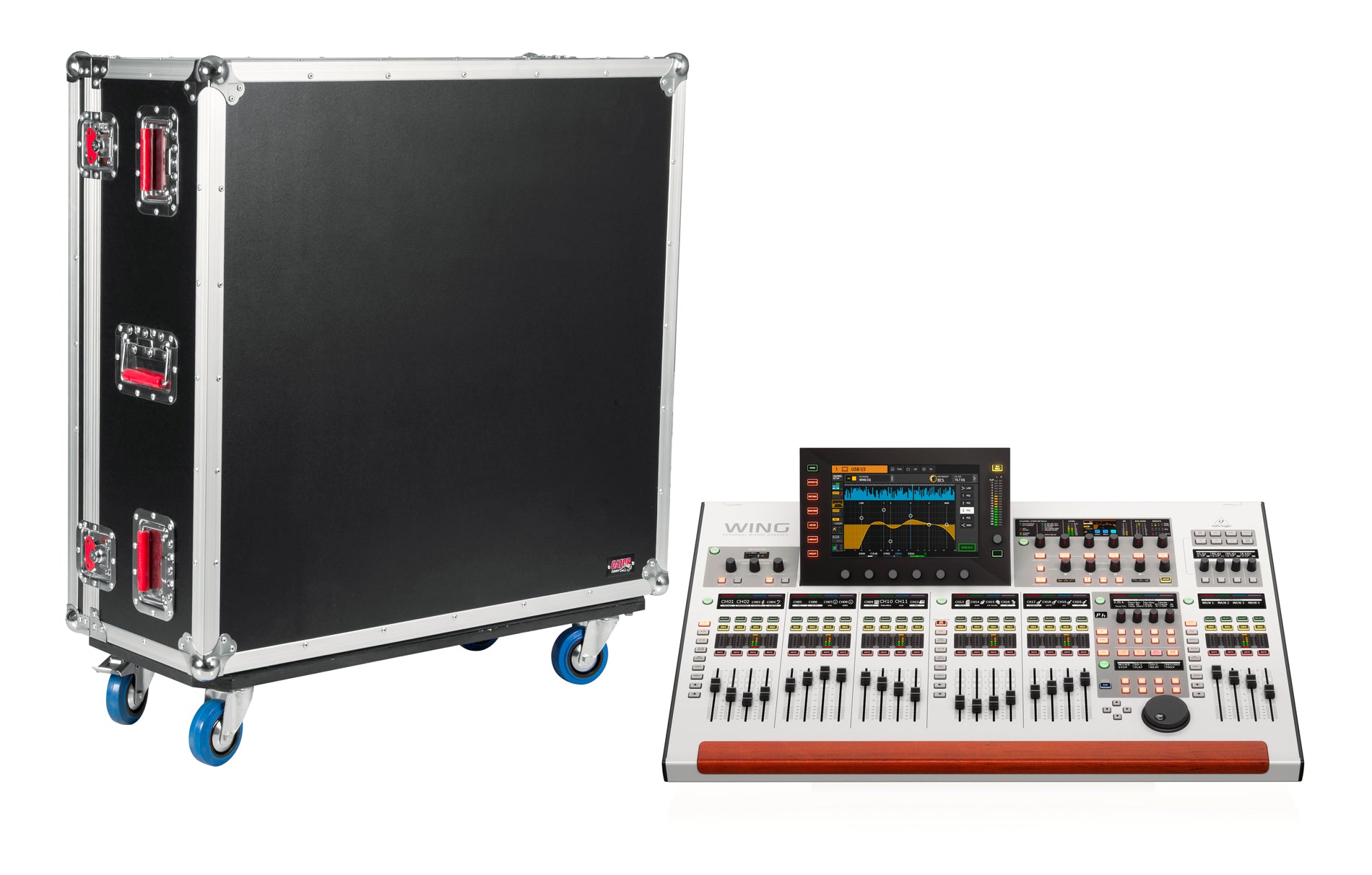 GATOR GTOURWING case for Behringer Wing Mixer, with doghouse - G-Tour Flight Case For Behringer Wing Mixer.