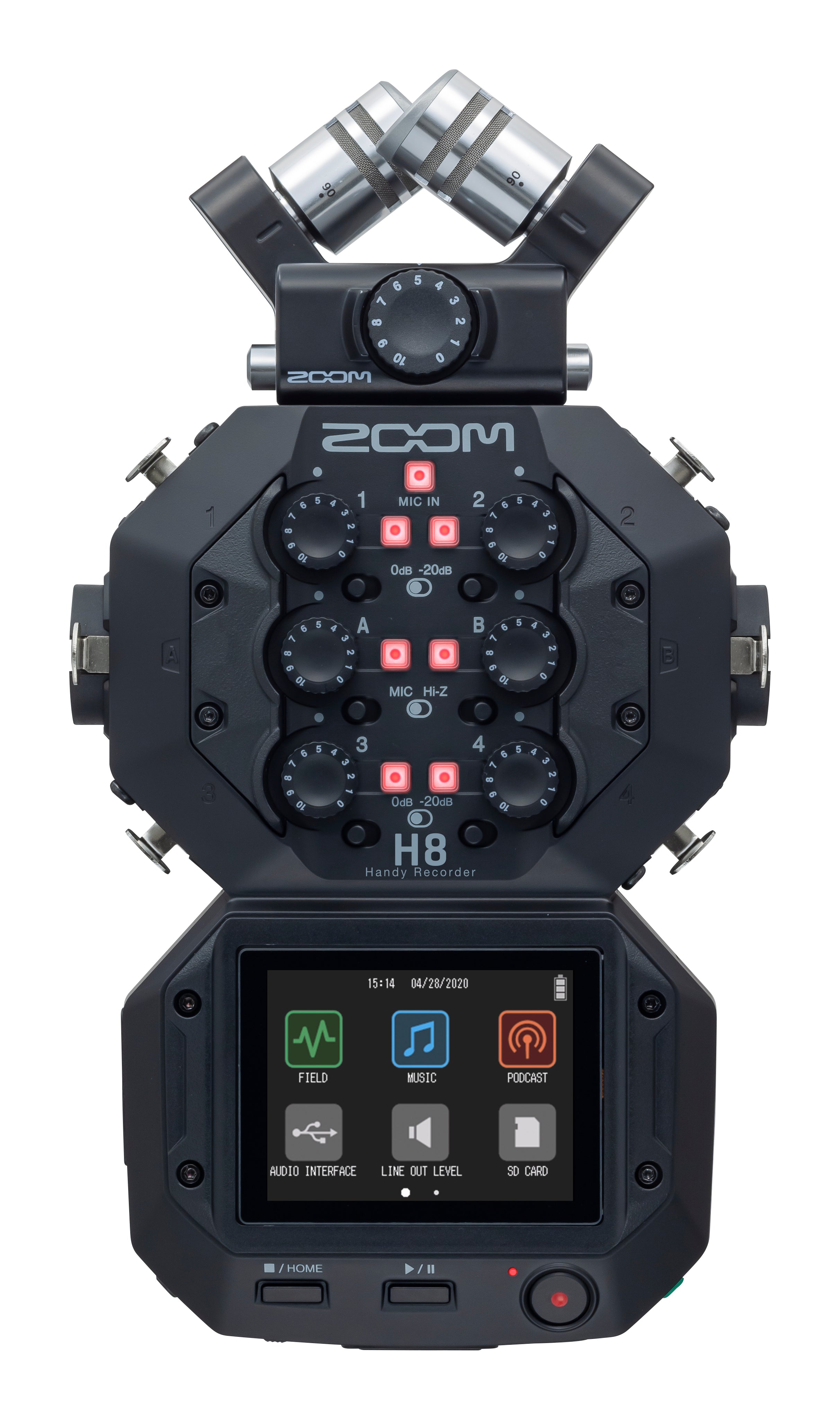 ZOOM ZH8 Handy recorder 10 inputs