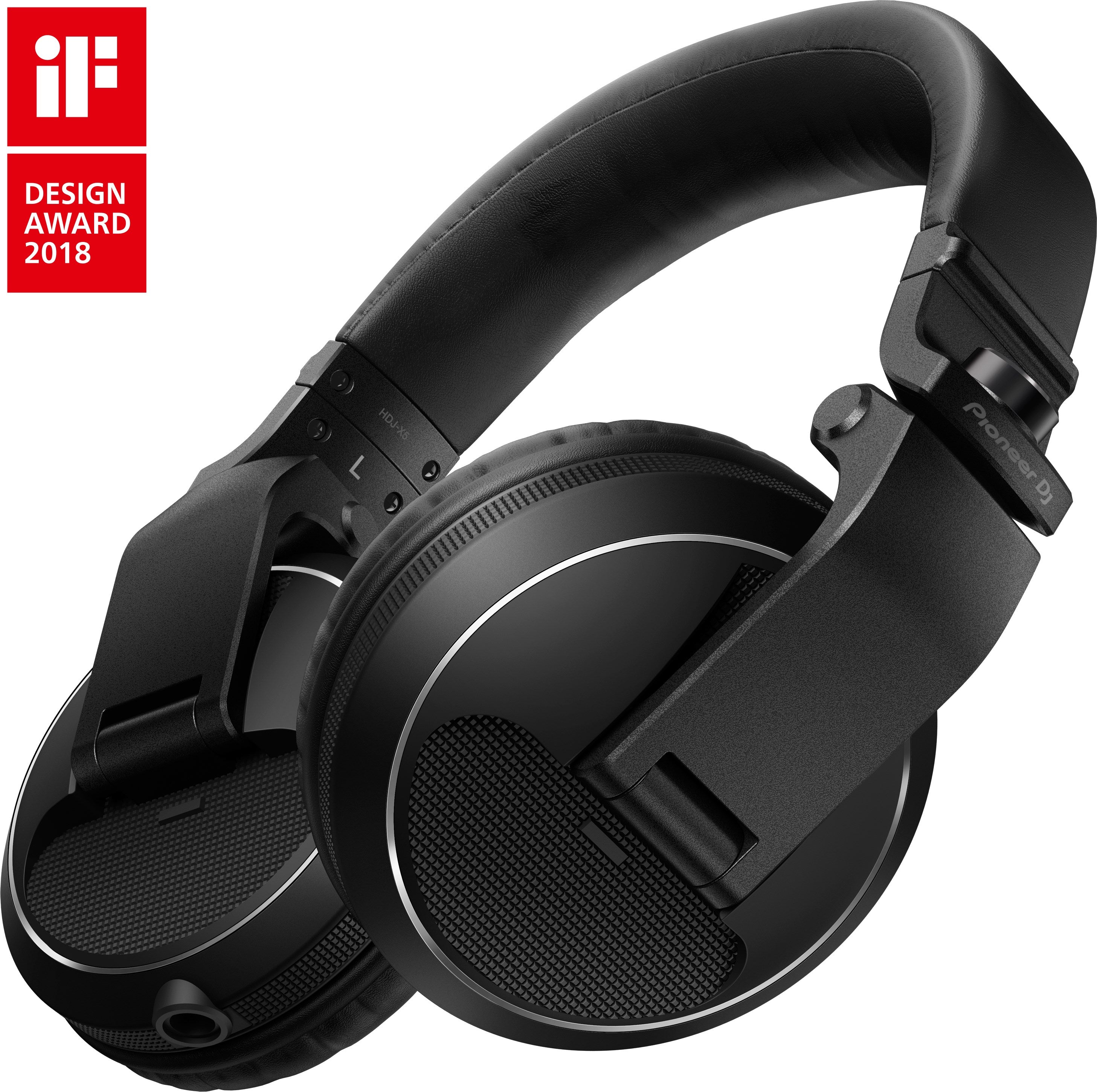 PIONEER DJ HDJ-X5 - Professional BLACK DJ HEADPHONE