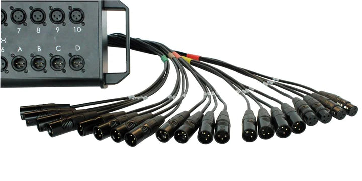 Digiflex HE24-4X-150 - 150 Foot 24/4 Channel Snake with XLR Returns