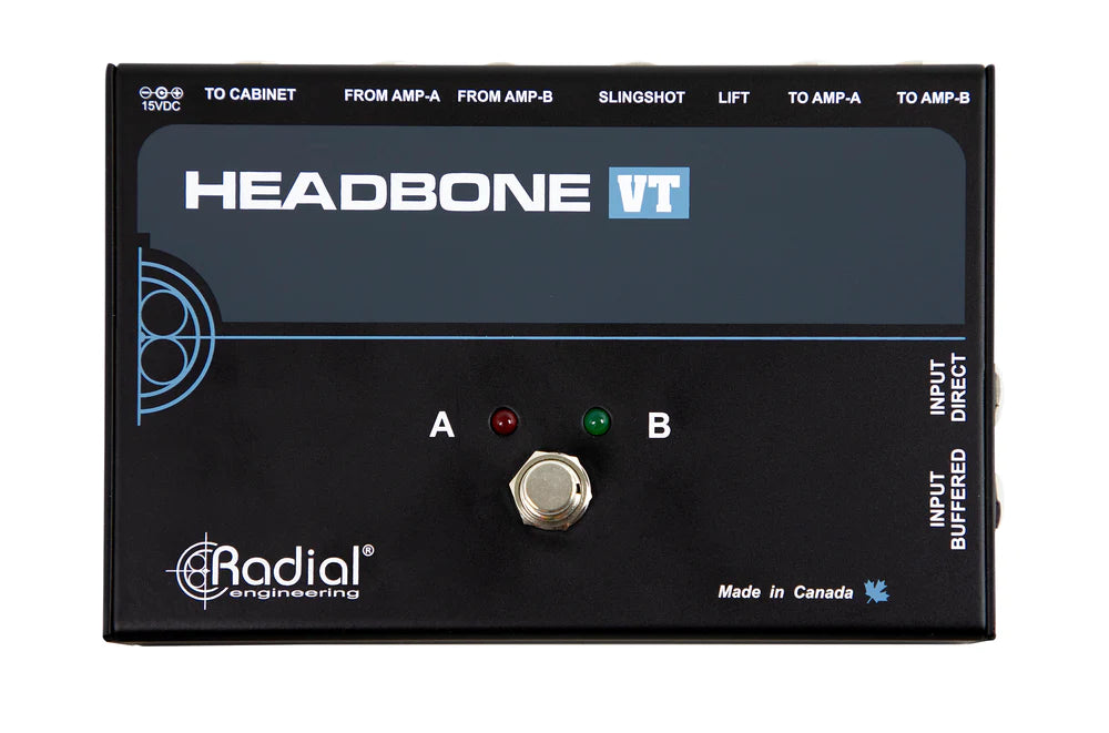 Radial Headbone VT - Radial Engineering HEADBONE VT Valve/Tube Amp Head Switcher