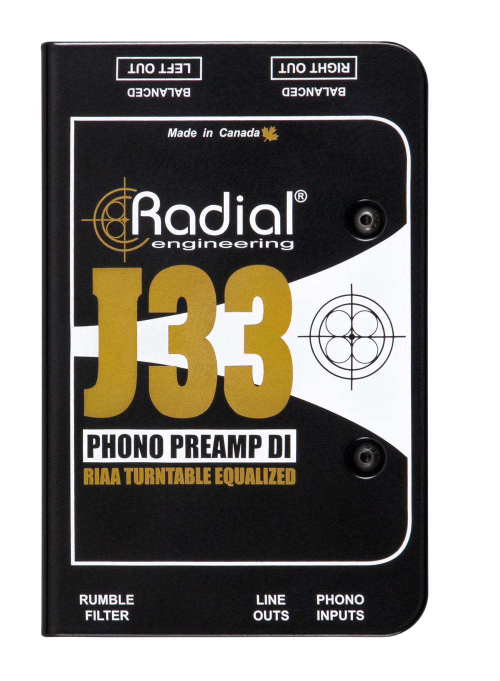 Radial J33 - Radial Engineering J33 Turntable Preamp & Direct Box