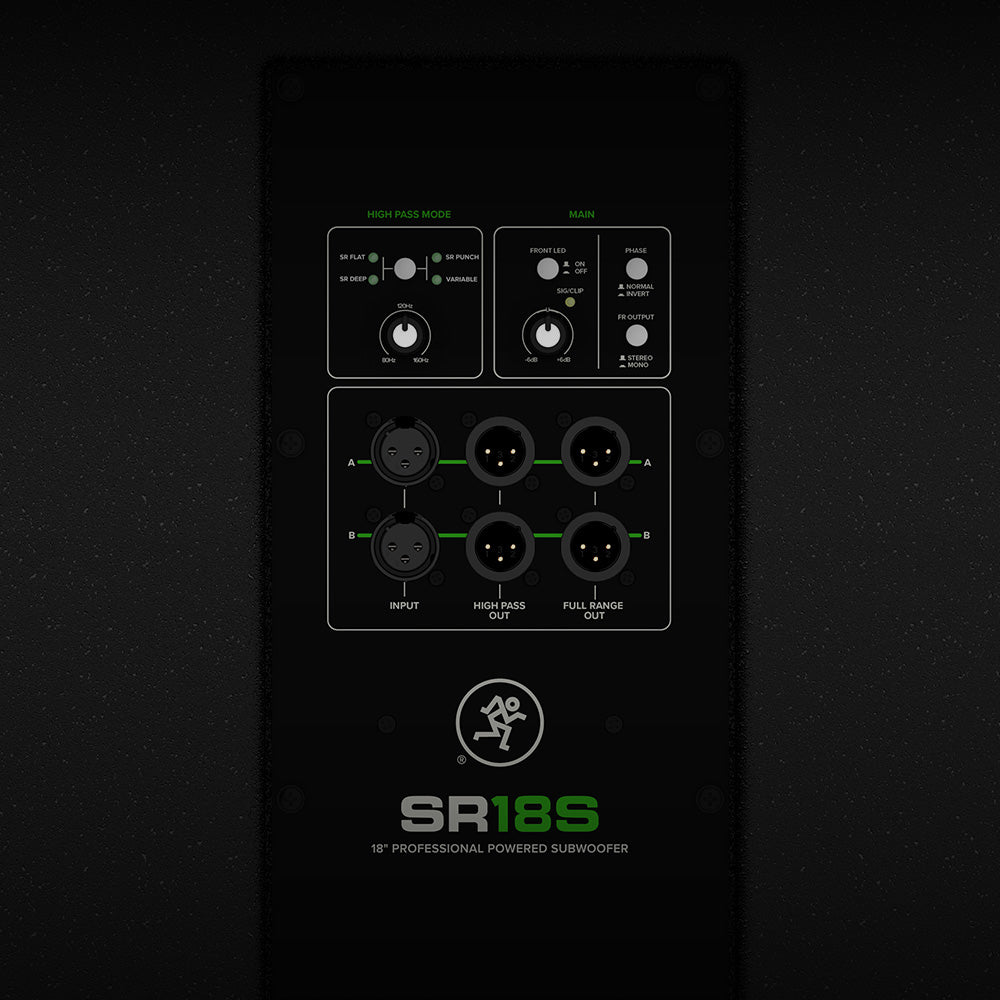 MACKIE SR18S - 18” 1600W Professional Powered Subwoofer