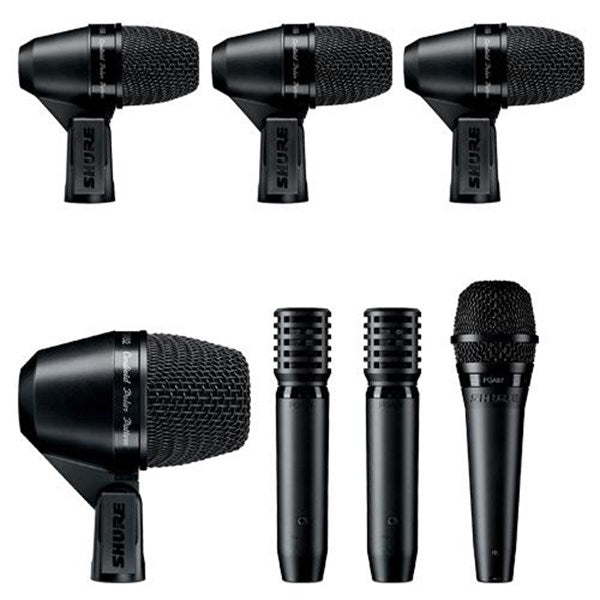 SHURE PGA DRUMKIT7 - COMPLETE 7 MIC DRUM SET (B STOCK)...?