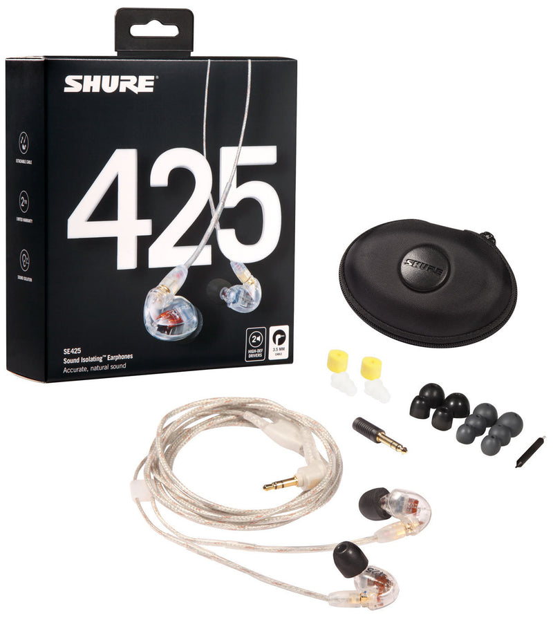 SHURE SE425-CL  -  IN EAR HEADPHONE