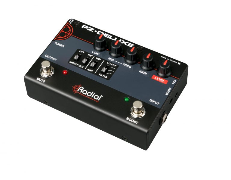 Radial PZ-Deluxe - Radial Engineering PZ-DELUXE Tonebone Acoustic Preamp
