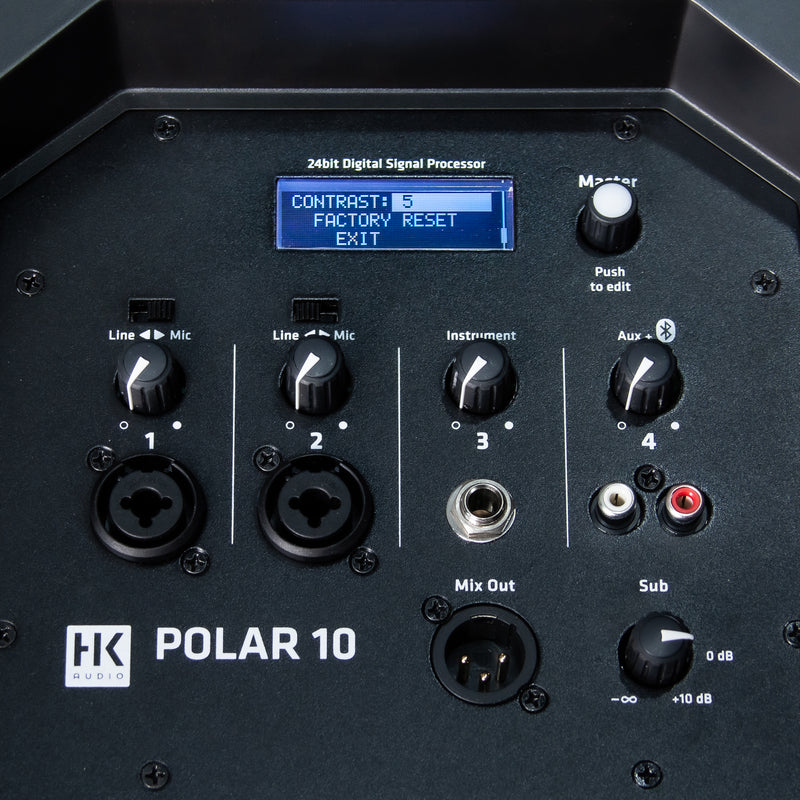 HK AUDIO POLAR 10 - 10 '' ARRAY COLUMN  SYSTEM (Carrying bags included)
