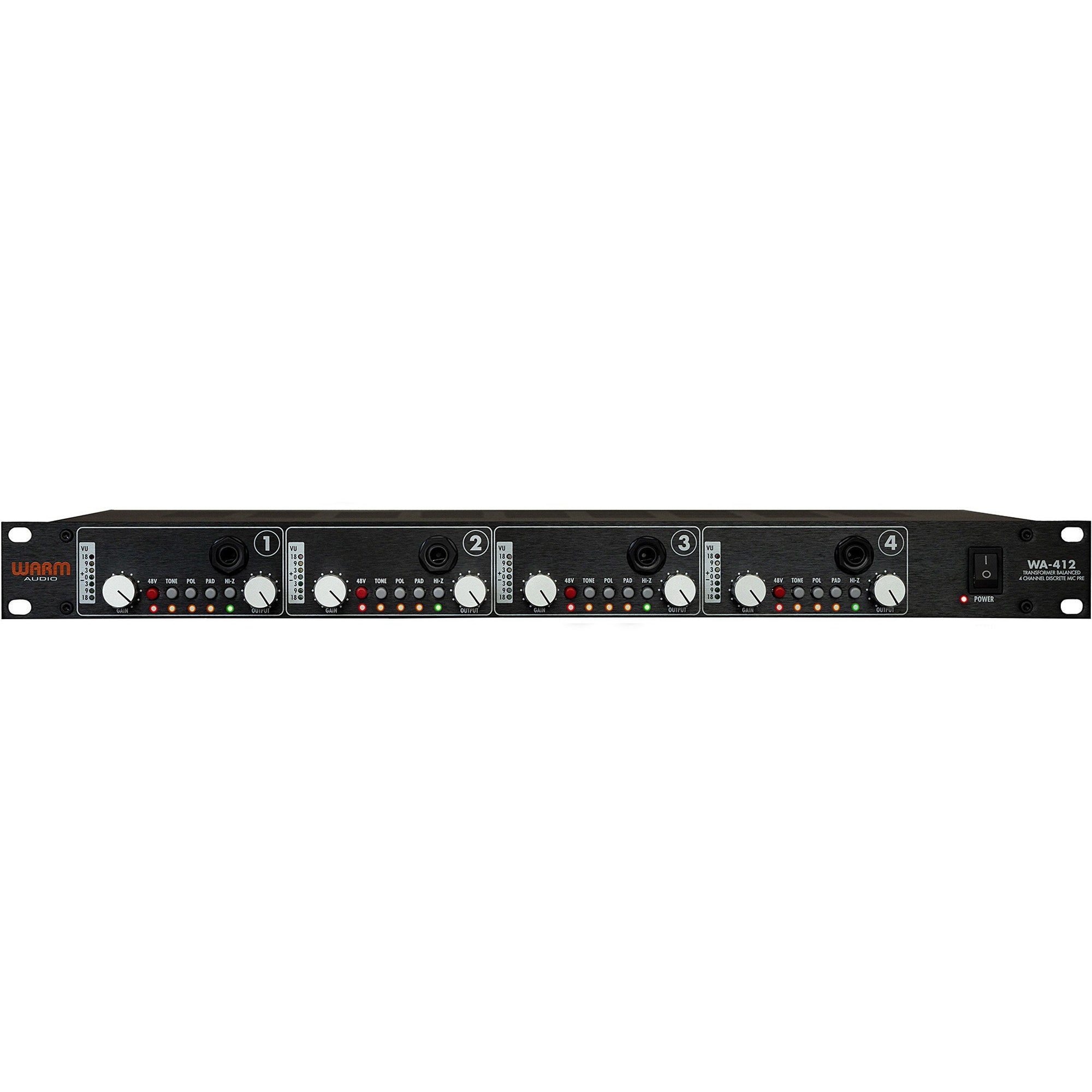 WARM WA412 - 4 Cannel mic preamp