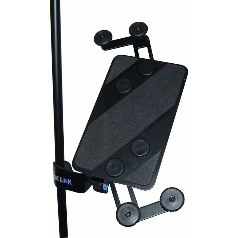 QUIKLOK IPS12 Universal tablet mount for side/top connect to mic and music stands - QUIK LOK IPS12
