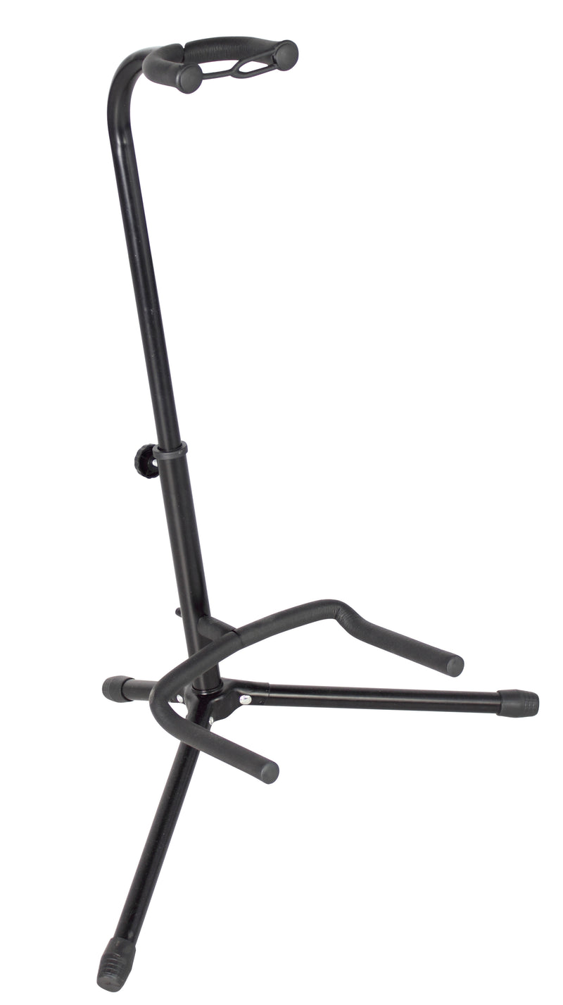 GATOR RI-GTRSTD-1 Rok-it by Gator Guitar stand • Padded body and neck • Ideal for electric or acoustic guitars • Minimum Height: 20 Inches /508mm • Maximum Height: 25 Inches /635mm
