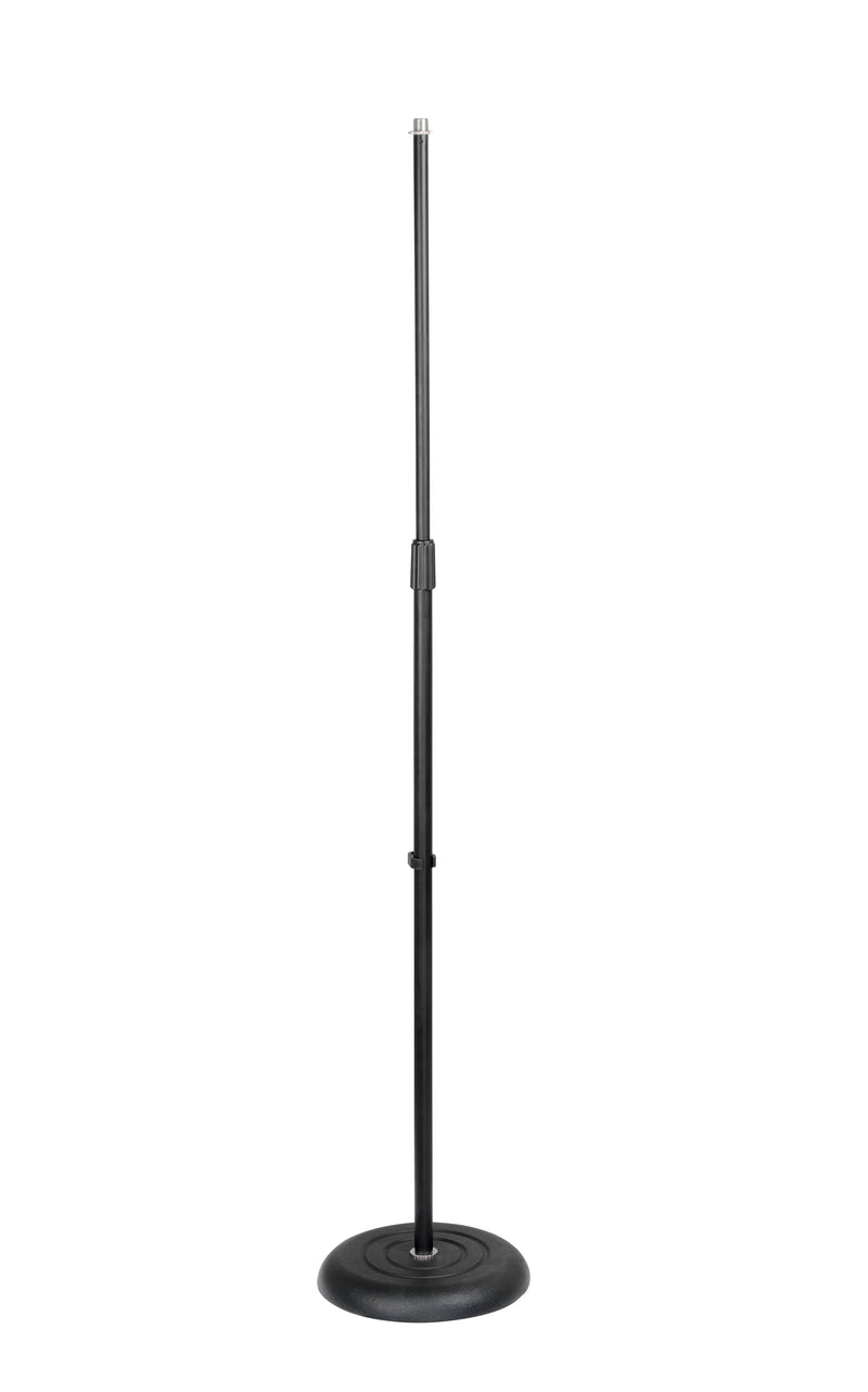 GATOR RI-MICRB10 Mic stand with 10” round base -Rok-It Round Base Mic Stand