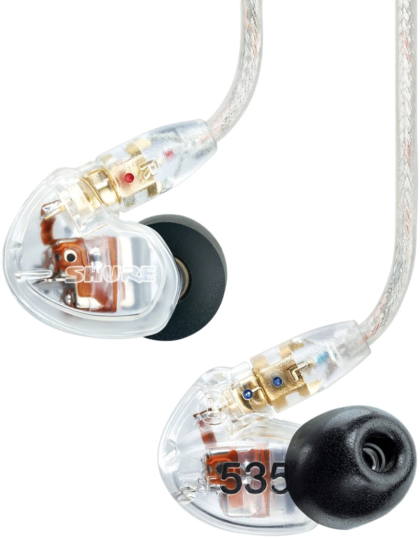Shure SE535-CL - Clear Isolating Earphones with Triple Drivers