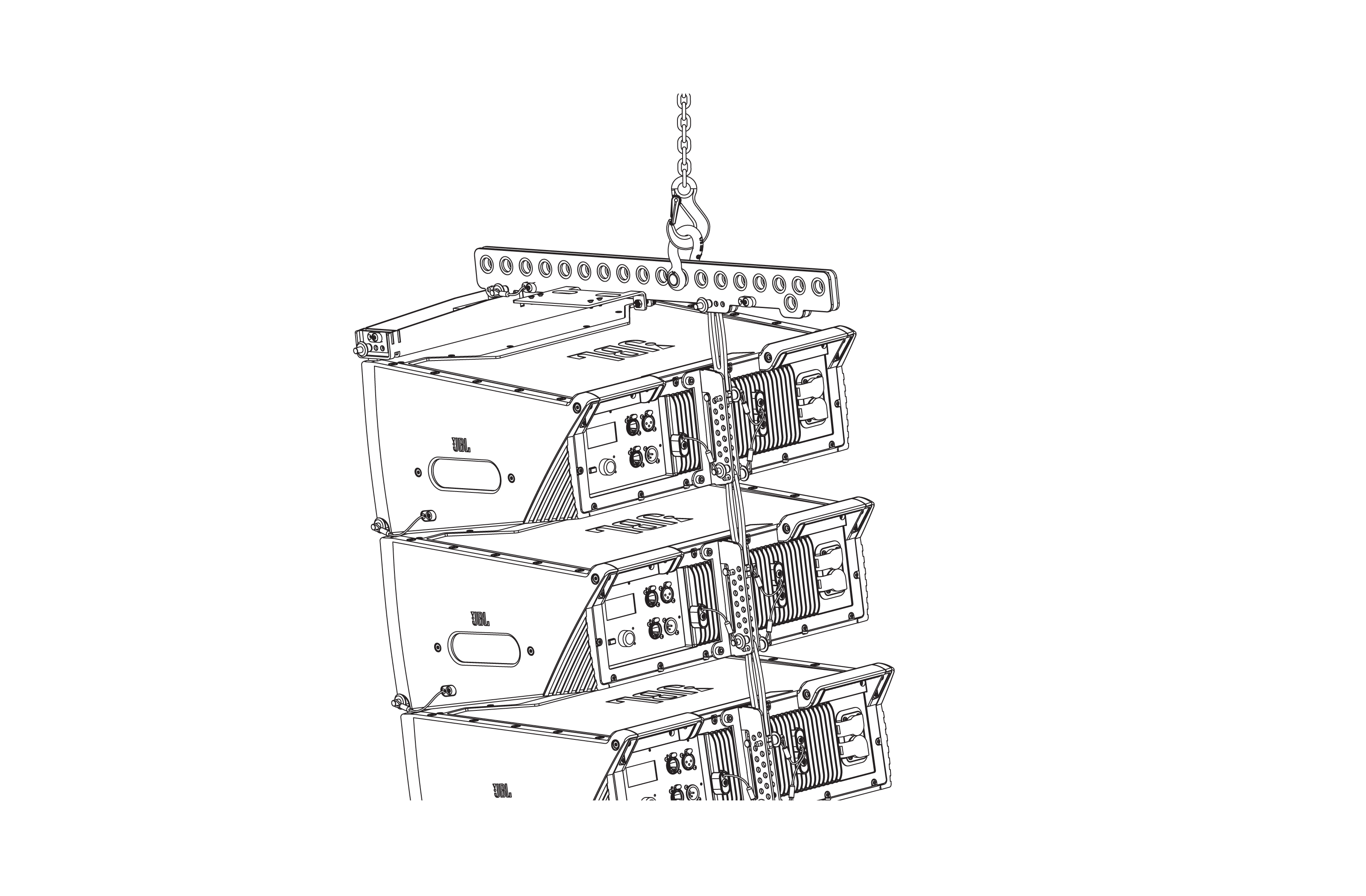 JBL SRX906LA-AF - Array Frame for SRX906LA, support for up to 16 cabinets