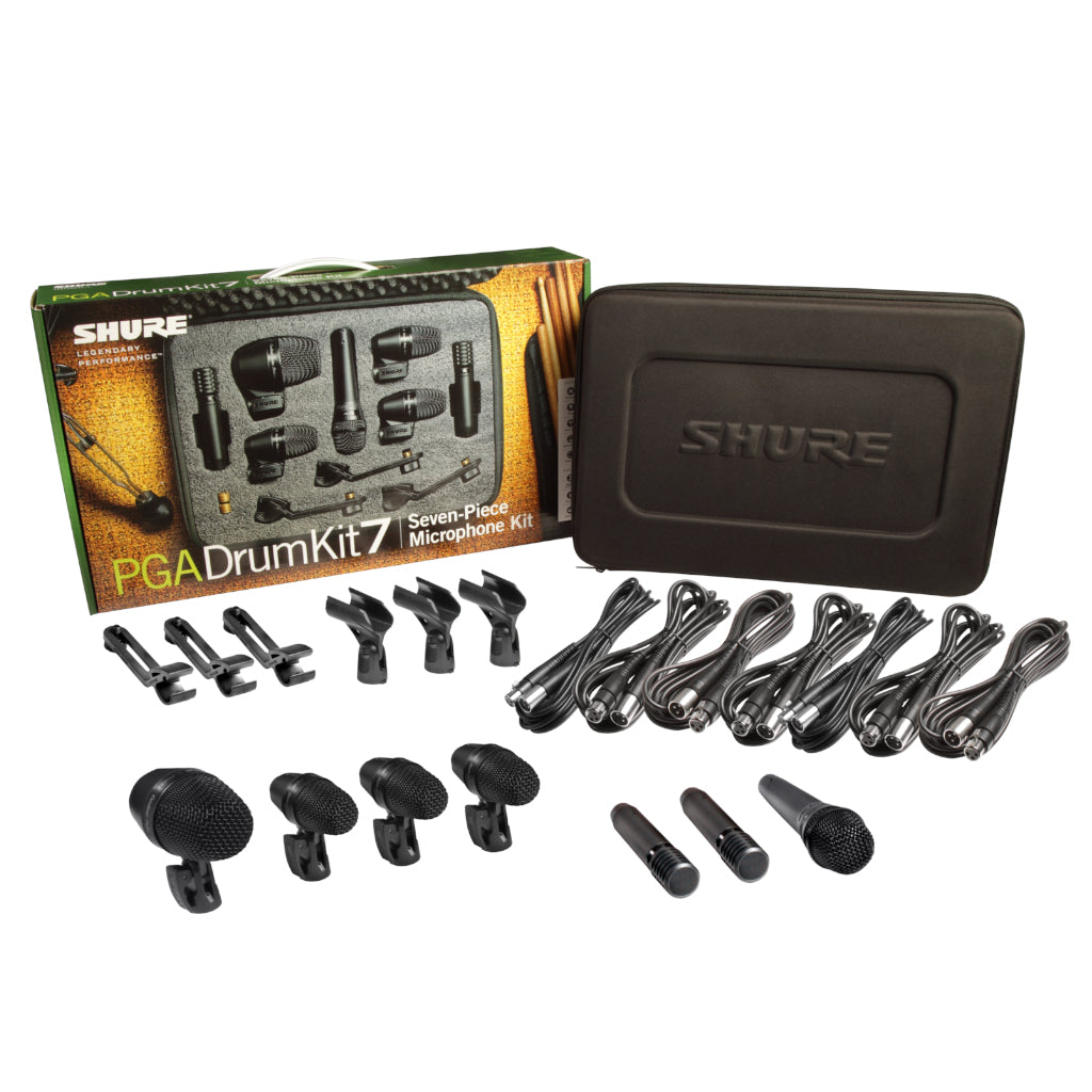 SHURE PGA DRUMKIT7 - COMPLETE MIC DRUM SET