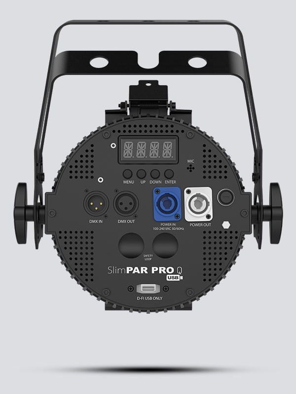 CHAUVET SLIMPAR-PRO-Q-USB Wash Led fixture -Chauvet DJ SLIMPAR PRO Q USB Wireless DMX RGBA LED Wash Light