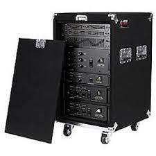 Odyssey CRP16W Case Rackmount - Odyssey CRP16W Carpeted Rack Case with Wheels - Black