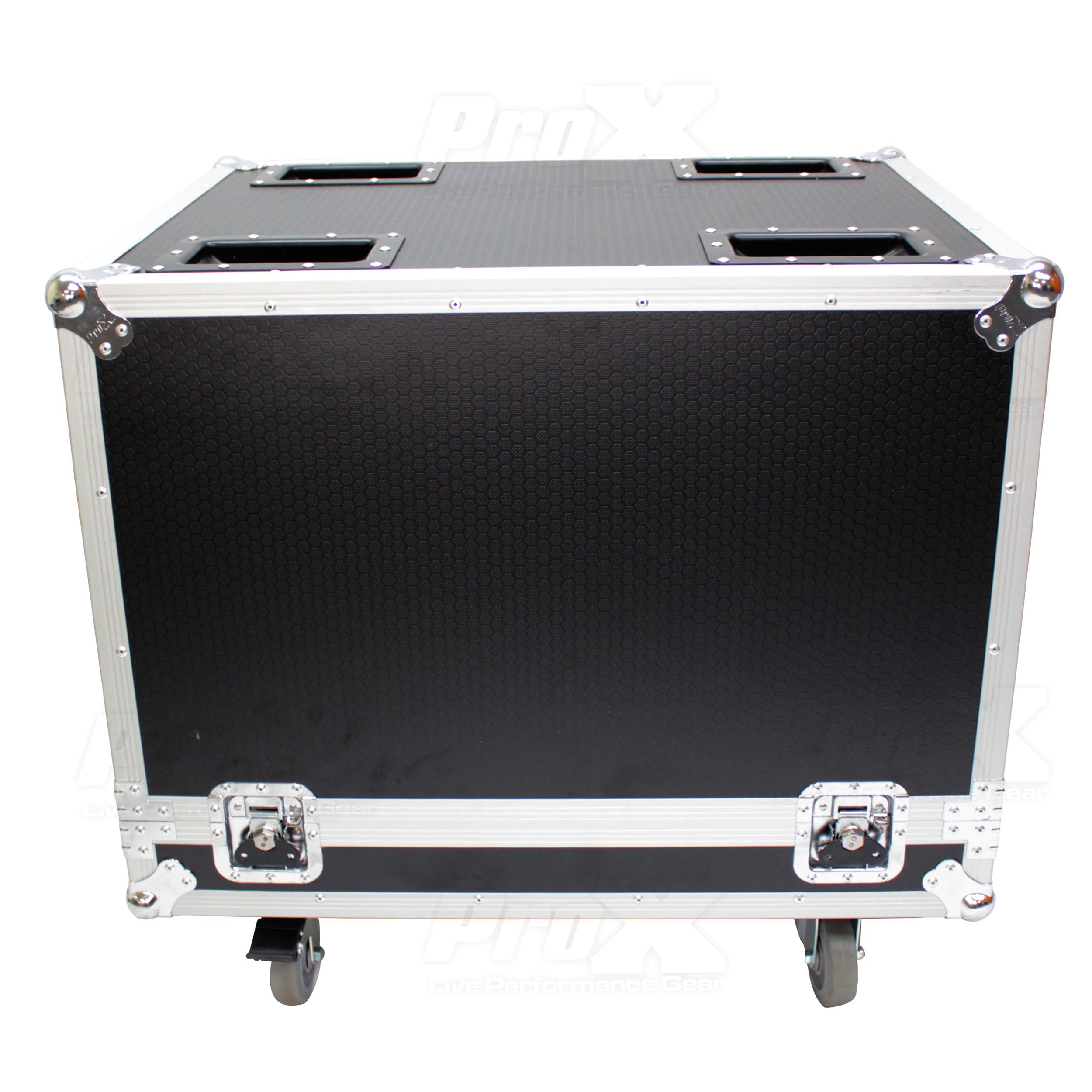 PROX-X-RCF-SUB708AS - Flight Case for RCF SUB 8004-AS & RCF SUB 708-AS II Subwoofer Speakers W-4 In. Wheels