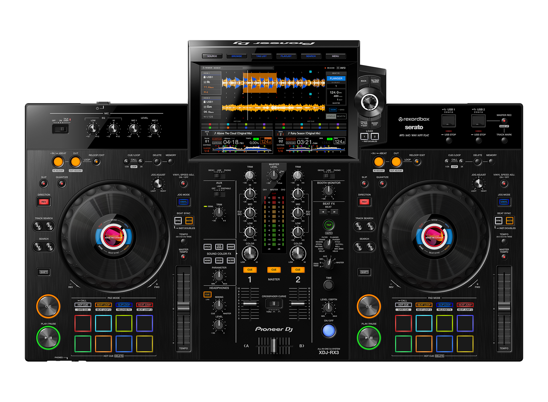 PIONEER DJ XDJ-RX3 - 4-channel performance all-in-one DJ system