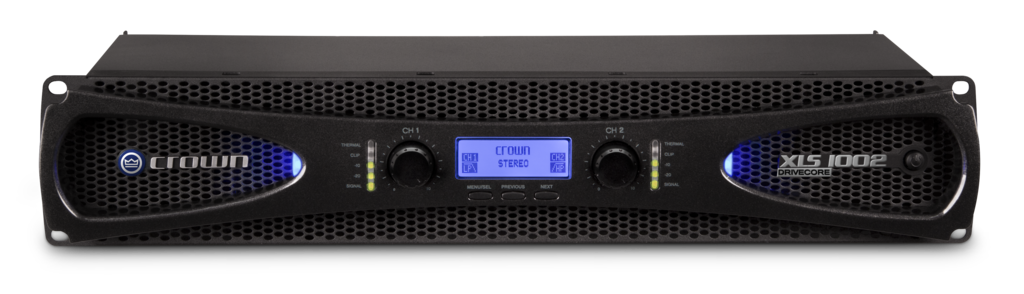 CROWN XLS 1002 - Amplifier 2 x 550 watt at 2 ohm