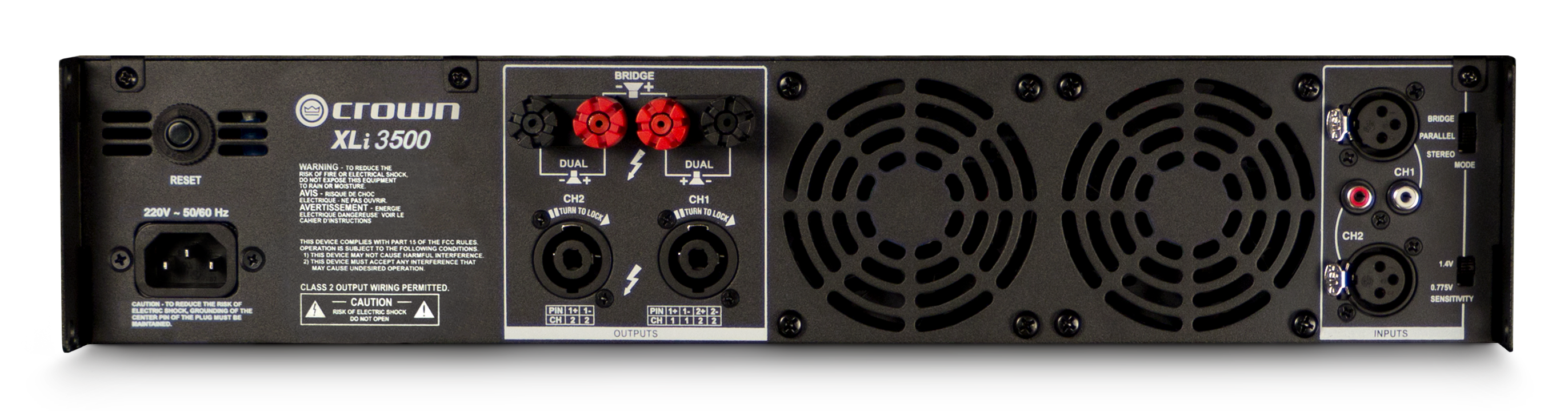 CROWN XLI 3500 - Amplifier 2 X 1350 watt 4 ohm