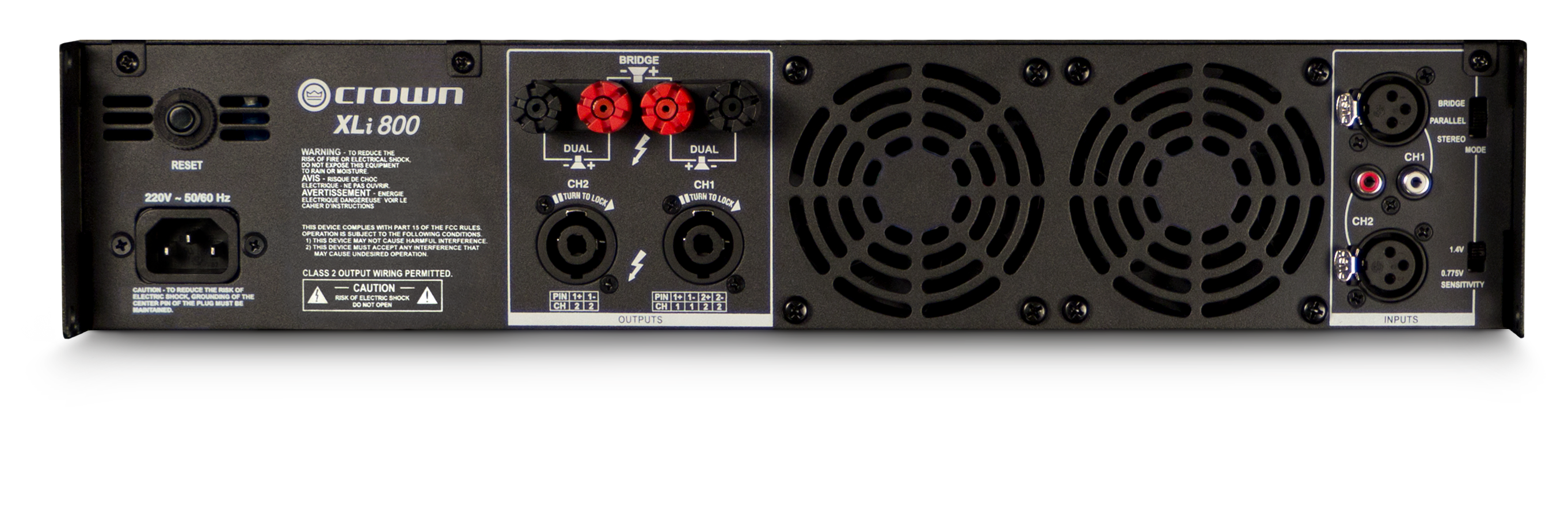 CROWN XLI 800 - Amplifier 2 X 300 WATT 4 OHM