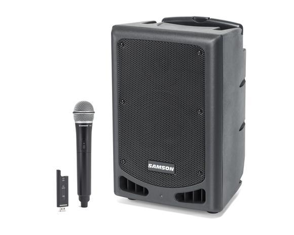 SAMSON XP208W Rechargeable Portable PA with Digital Microphone/Bluetooth - 200W