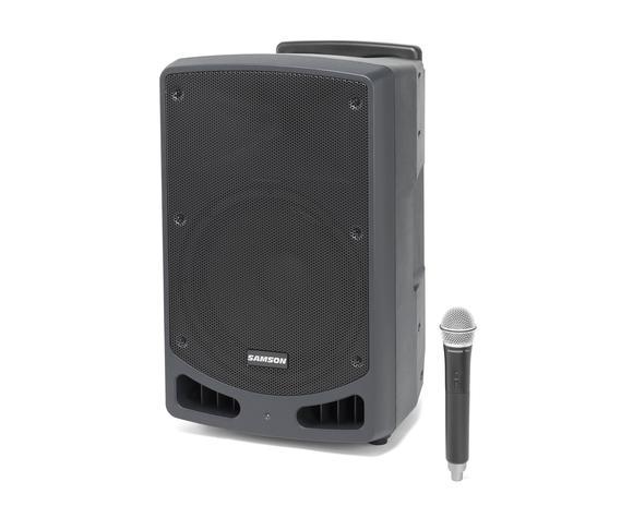 SAMSON XP312W-K Rechargeable Portable PA with Handheld Wireless System and Bluetooth 300W