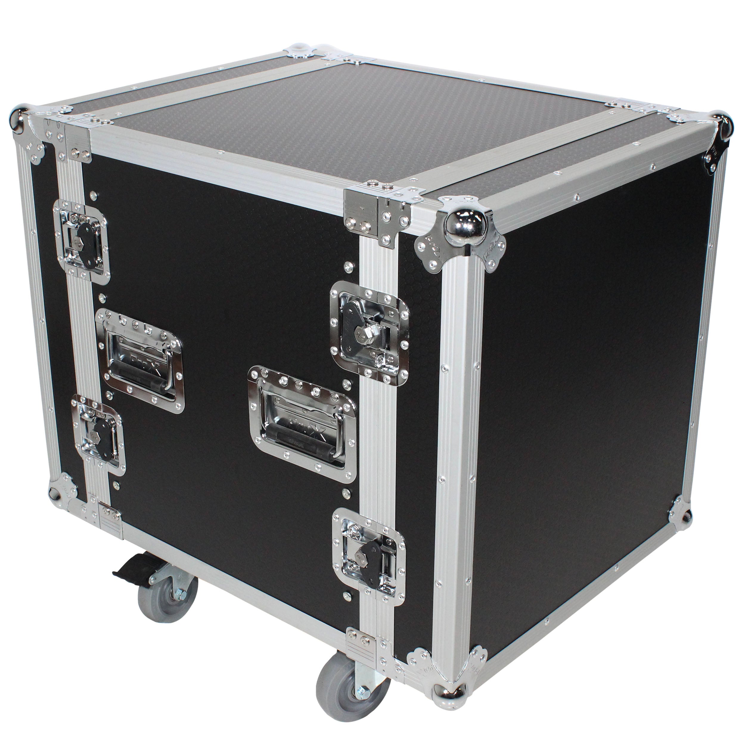 PROX-XS-12R18W - 12U Space Amp Rack Mount ATA Flight Case 18 Inch Depth W-Casters Shipped Disassembled