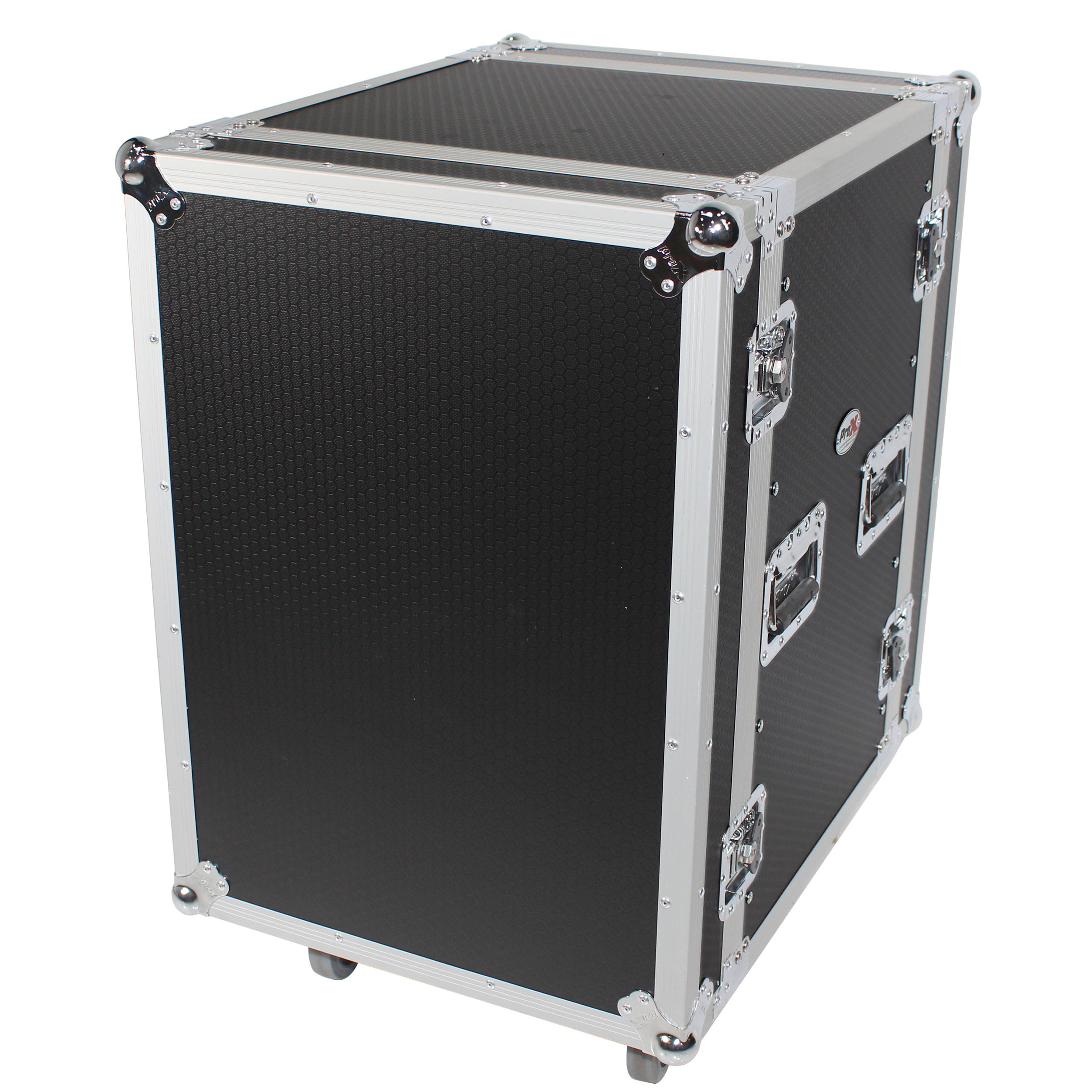 PROX-XS-16R18W - 16U Space Amp Rack Mount ATA Flight Case 18 Inch Depth W-Casters