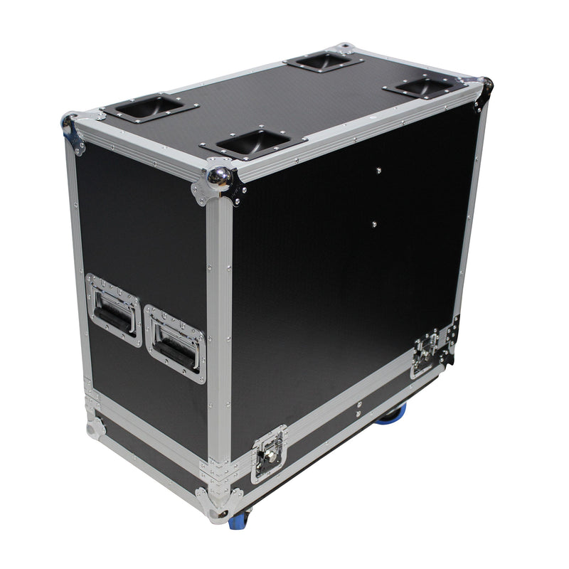 PROX-XS-2X281716 Speaker Road Case - Universal Dual ATA Speaker Flight Case Fits Two of Most 15 Inch Speakers