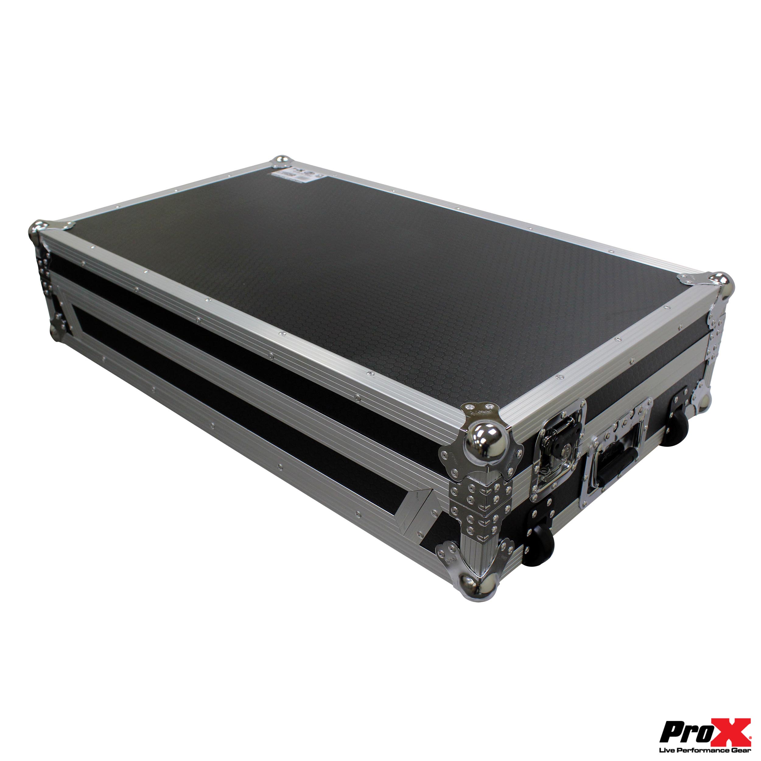 PROX-XS-DDJSZ W MK2 - Flight Case for Pioneer DDJSZ2 Digital Controller W-Side Laptop Shelf