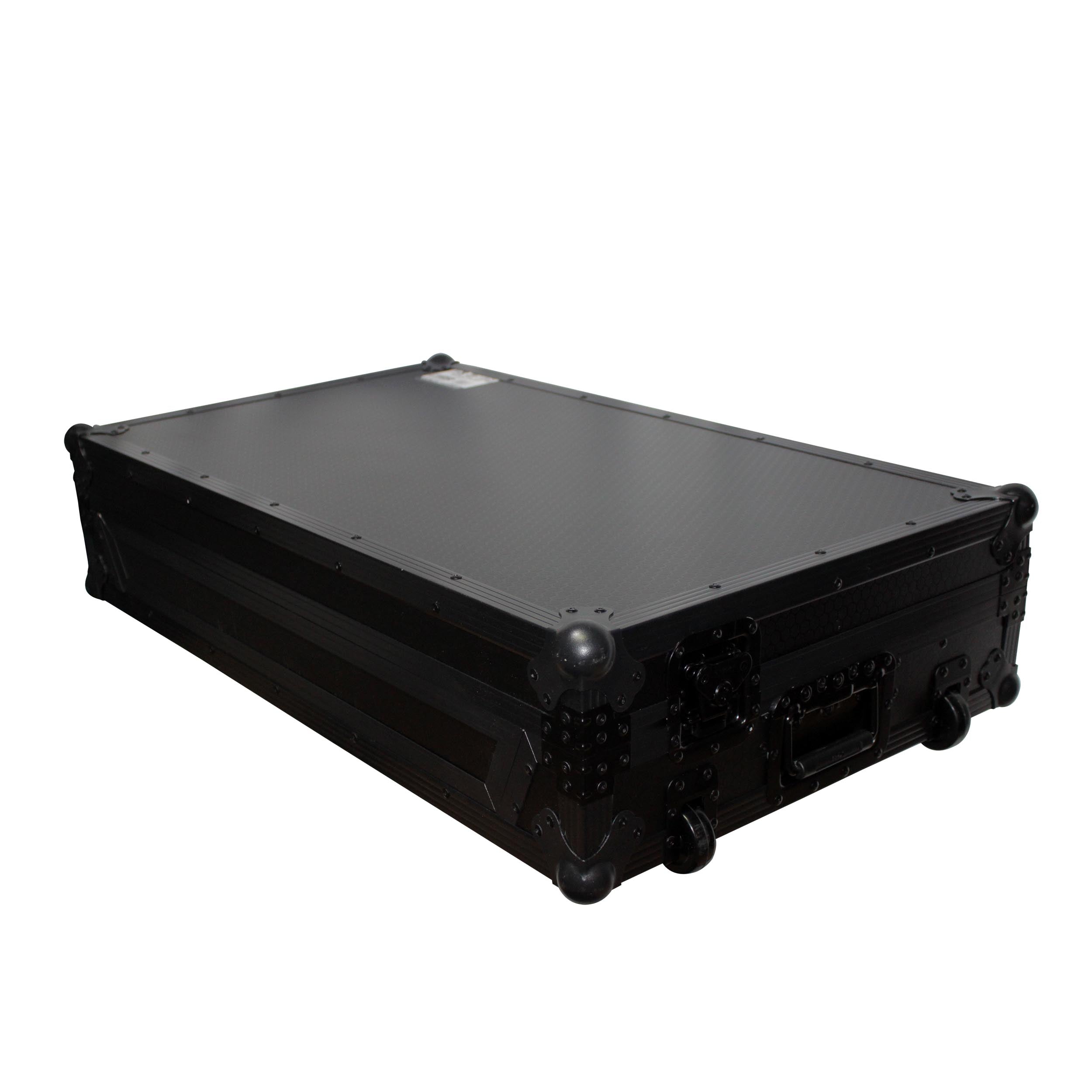 PROX-XS-DDJSZ WBL MK2 - Flight Case For Pioneer DDJ-SZ2 Digital Controller W-Wheels | Black on Black