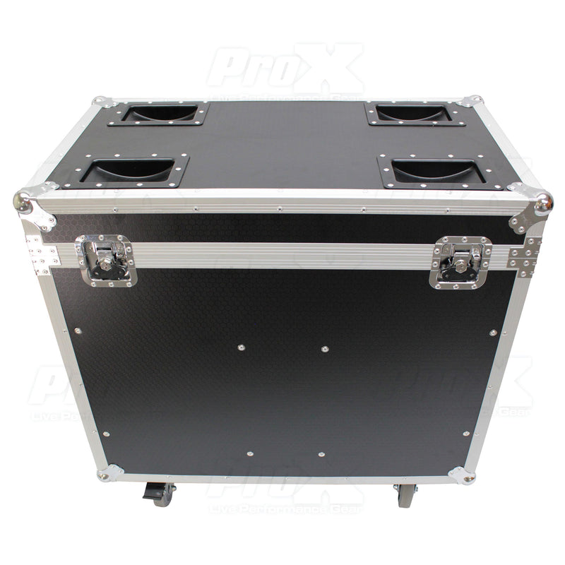 PROX-XS-MH250X2W MK2 Moving Head Road Case - Flight Case for Two 250 Style 5R 200 7R 230 Moving Head Lighting Units Universal