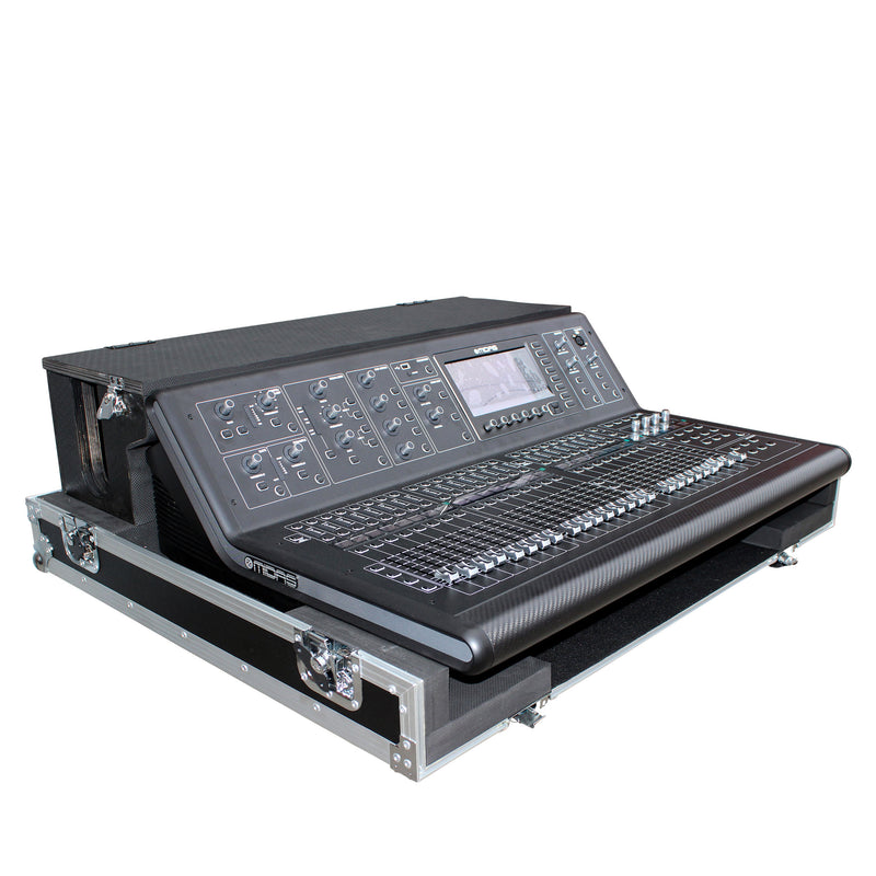 PROX-XS-MIDM32DHW - Flight Case for Midas M32 Console with Doghouse and Wheels