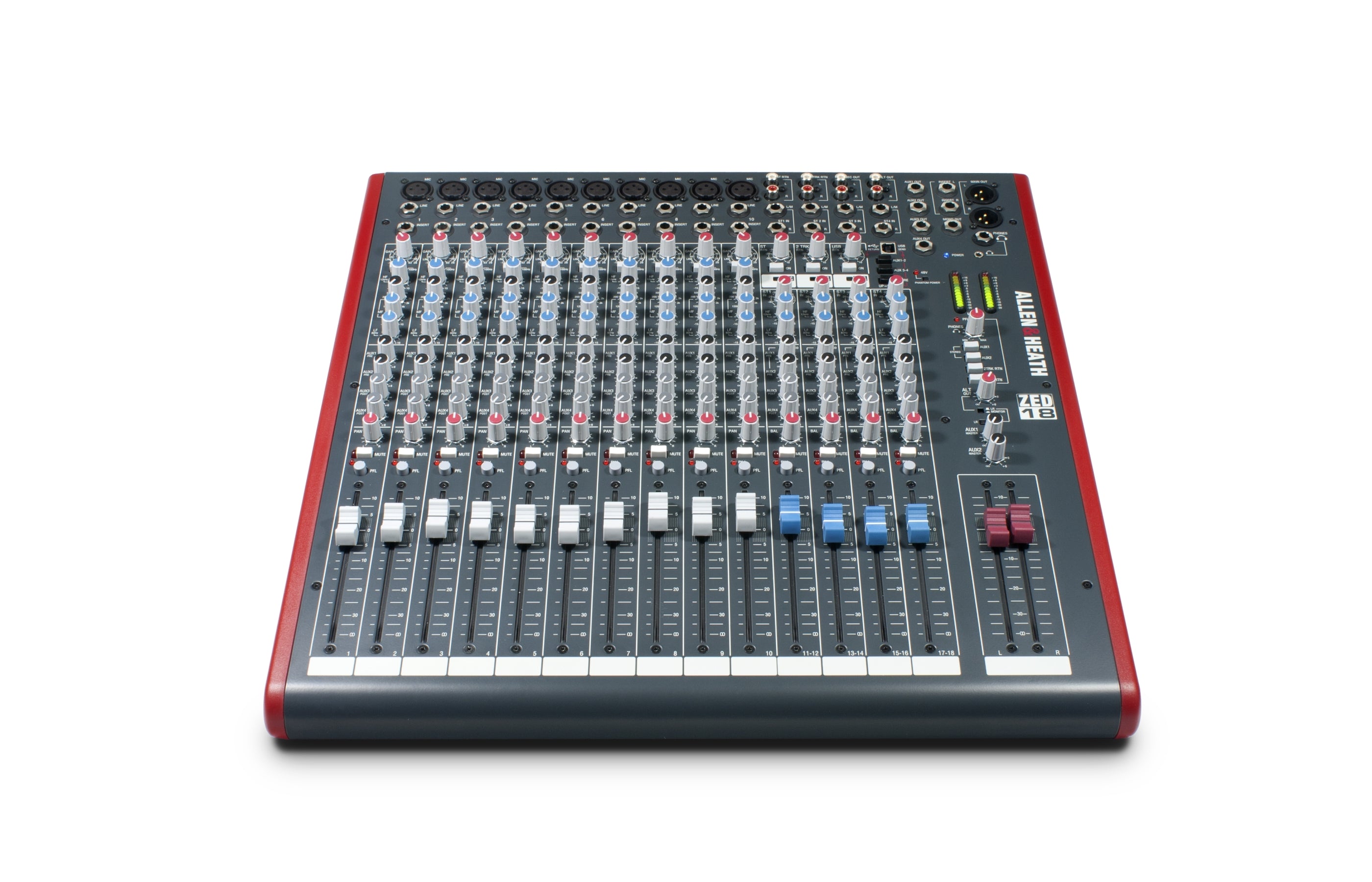 ALLEN & HEATH ZED-18 - 10 Mono 4 Stereo channel Mixer with USB in/out