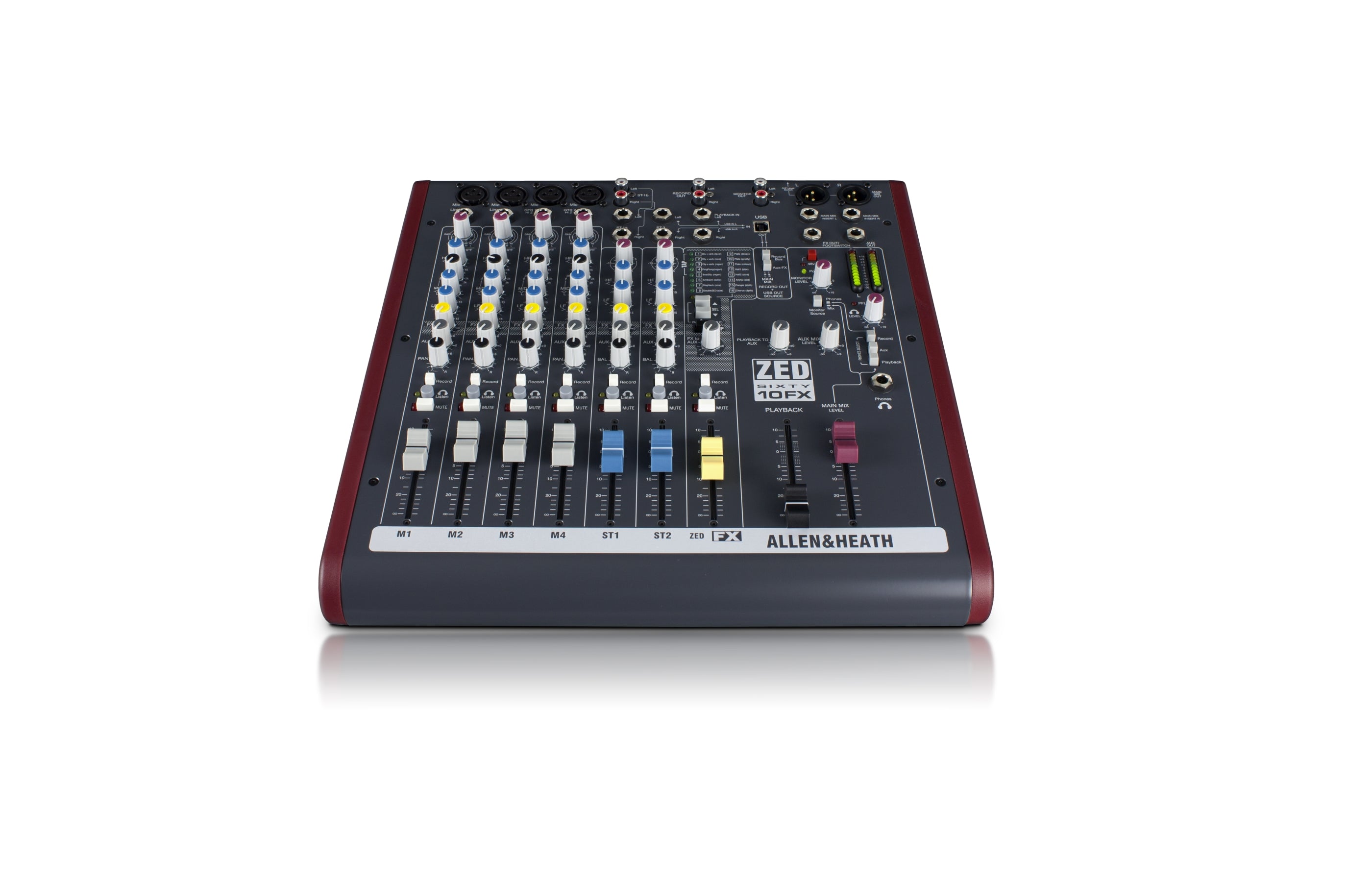 ALLEN & HEATH ZED60-10FX (Open box) 4 Mono 2 Stereo channel Mixer with FX & USB in/out