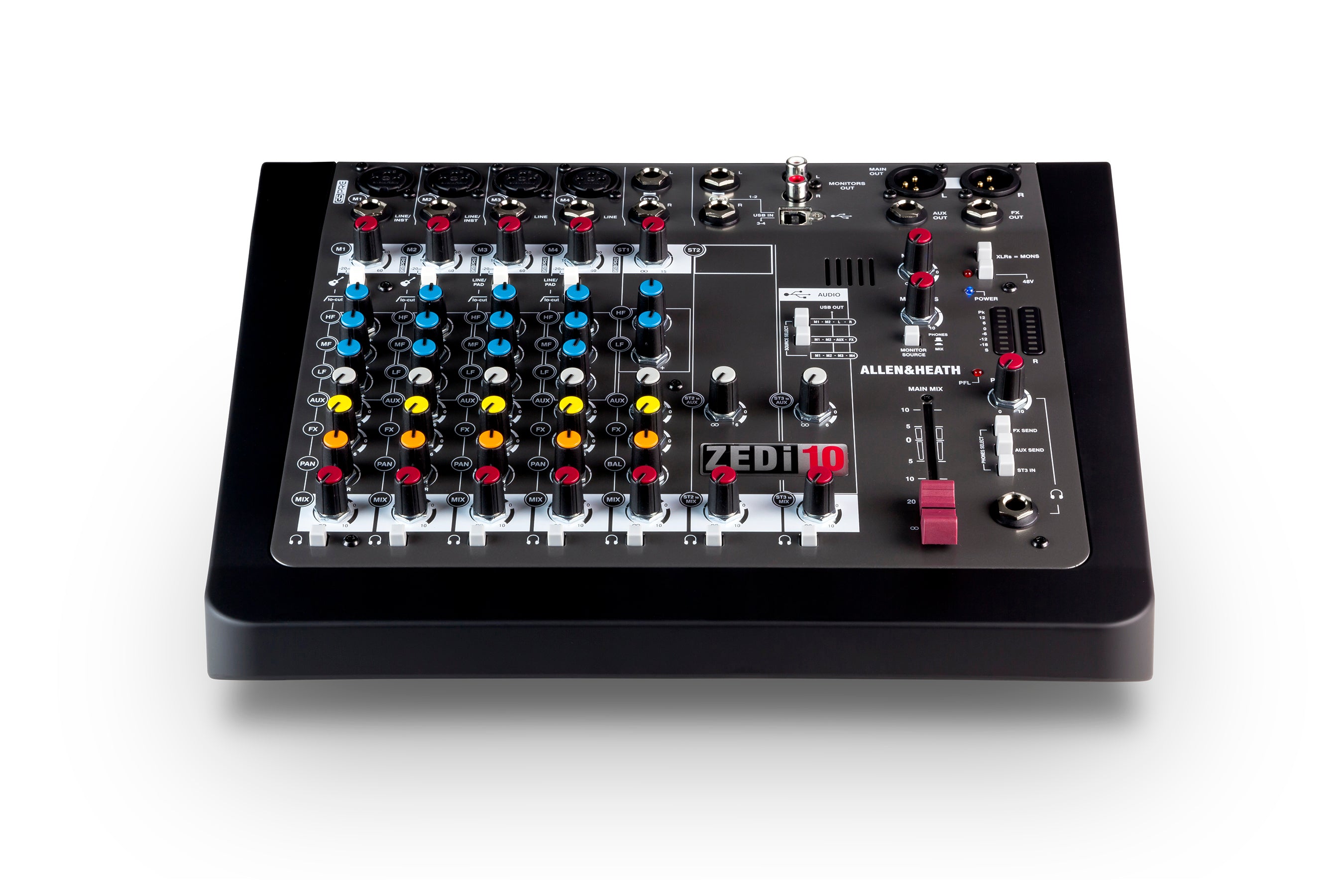 ALLEN & HEATH ZED-i10  - 4 Mono 2 Stereo channel Mixer with 4x4 USB in/out