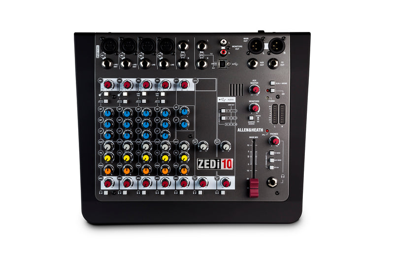 ALLEN & HEATH ZEDi10 - 4 Mono 2 Stereo channel Mixer with 4x4 USB in/out