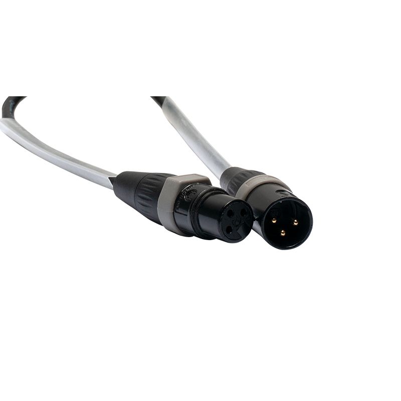 ACCU CABLE AC3PDMX3PRO - Pro Series 3-foot DMX Cable - 3-pin male to 3-pin female connection