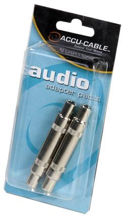 ACCU CABLE ACQFQF - Female 1/4" to Female 1/4" adapter