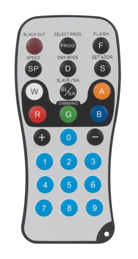 ADJ-LED-RC2 - RGBAW LED Remote Control