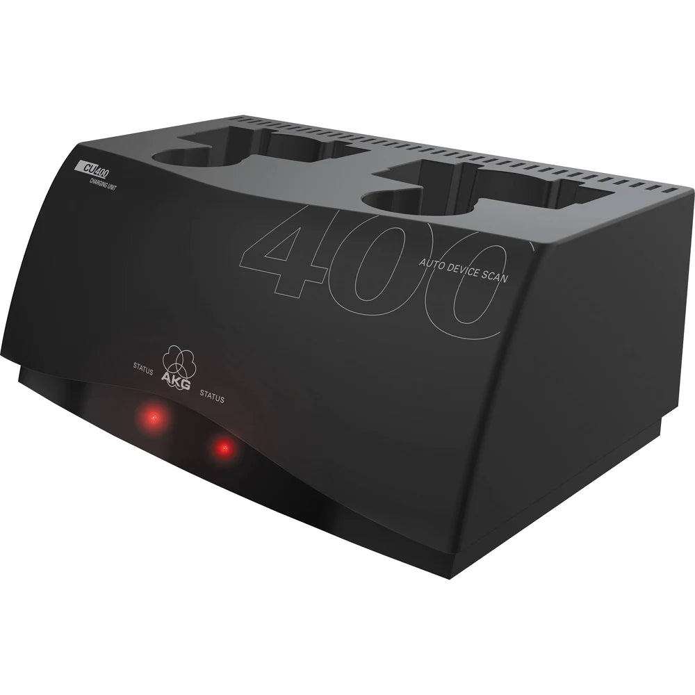 AKG CU-400 - AKG CU400 2-Slot Charging Unit for WMS450 and WMS470 Transmitters