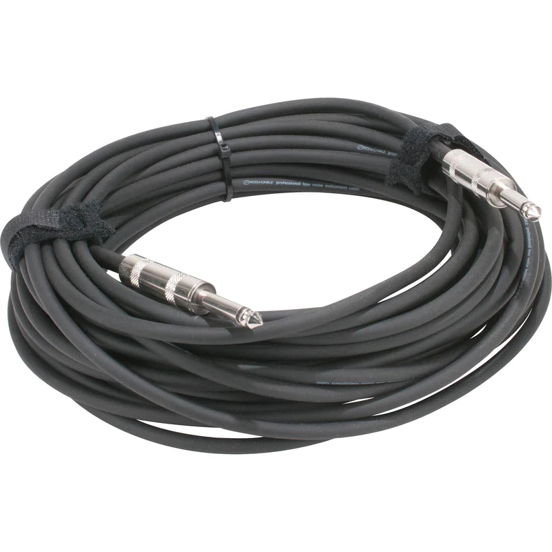 AMERICAN DJ QTR50 - 1/4" TS Phone Male to 1/4" TS Phone Male Mono Instrument Cable (50')