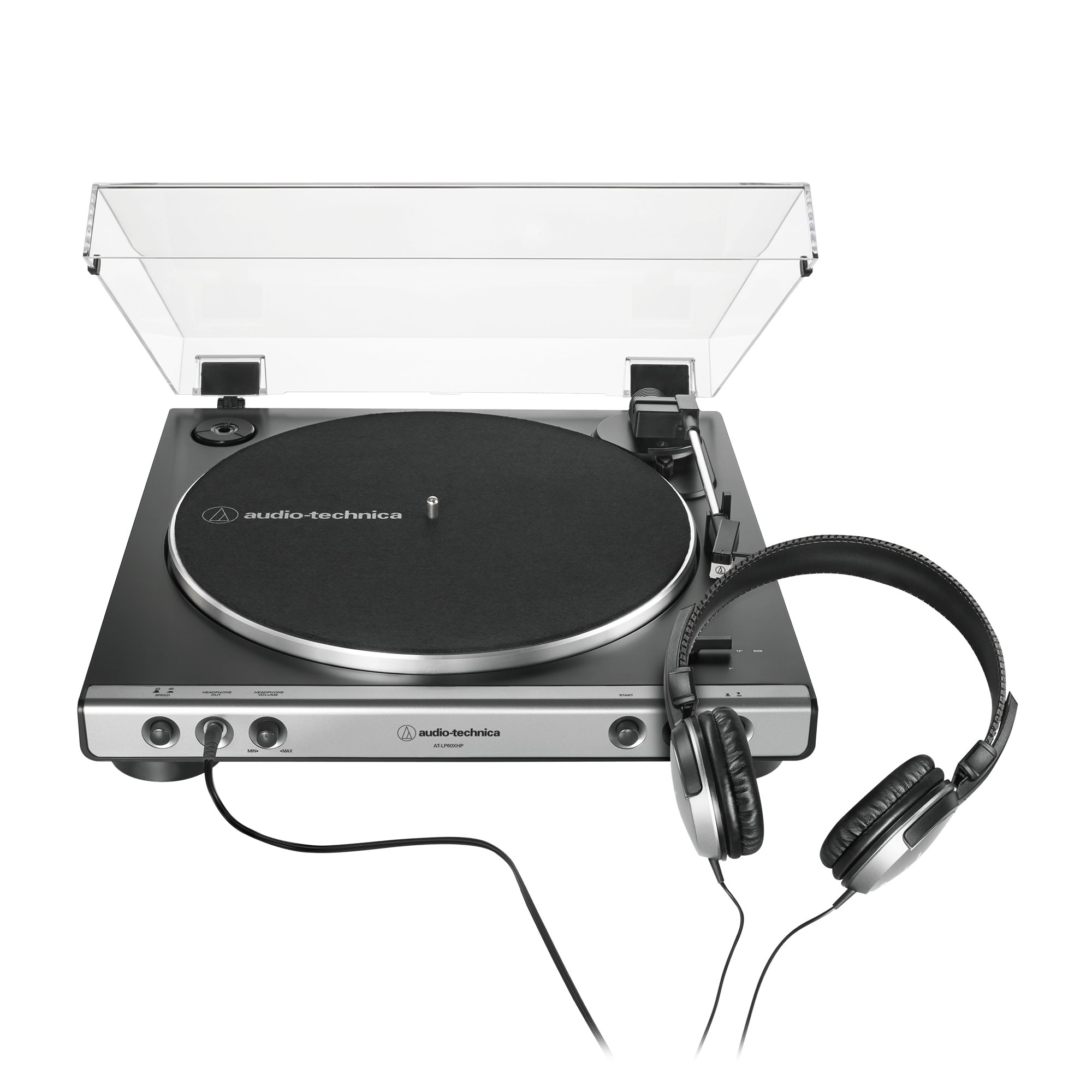 AUDIO-TECHNICA AT-LP60XHP - Turntable with integrated headphone amplifier